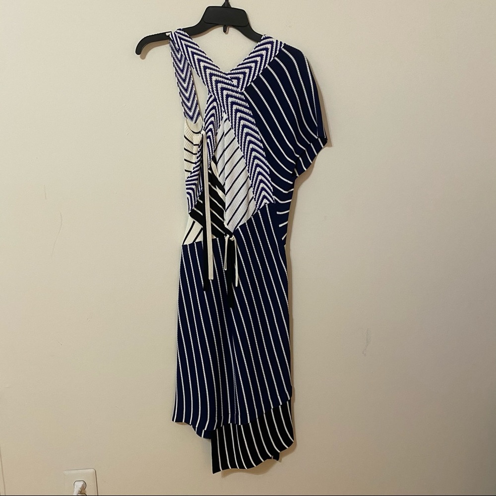 Emilio Pucci Blue & White 62kg50 Night Out Dress